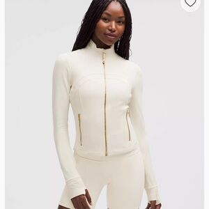 Lululemon Athletica Off-White Zip-Up Jacket